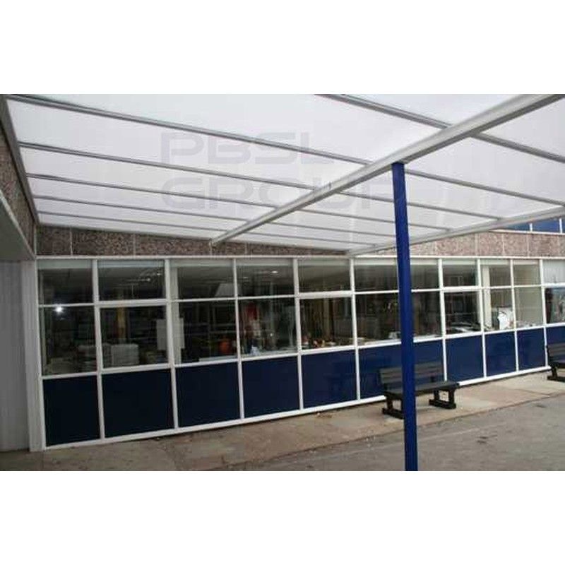 PolyX Storm Carport - 4mtr Length x 4mtr Projection