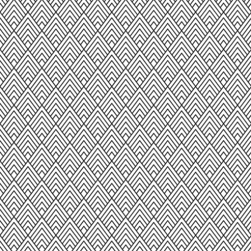 Acrylic Wall Panel - 1200mm x 2400mm x 4mm Black Geo