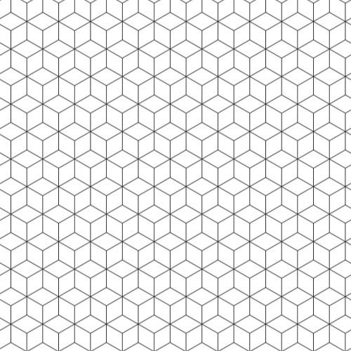 Acrylic Wall Panel - 896mm x 2400mm x 4mm Geo Cube