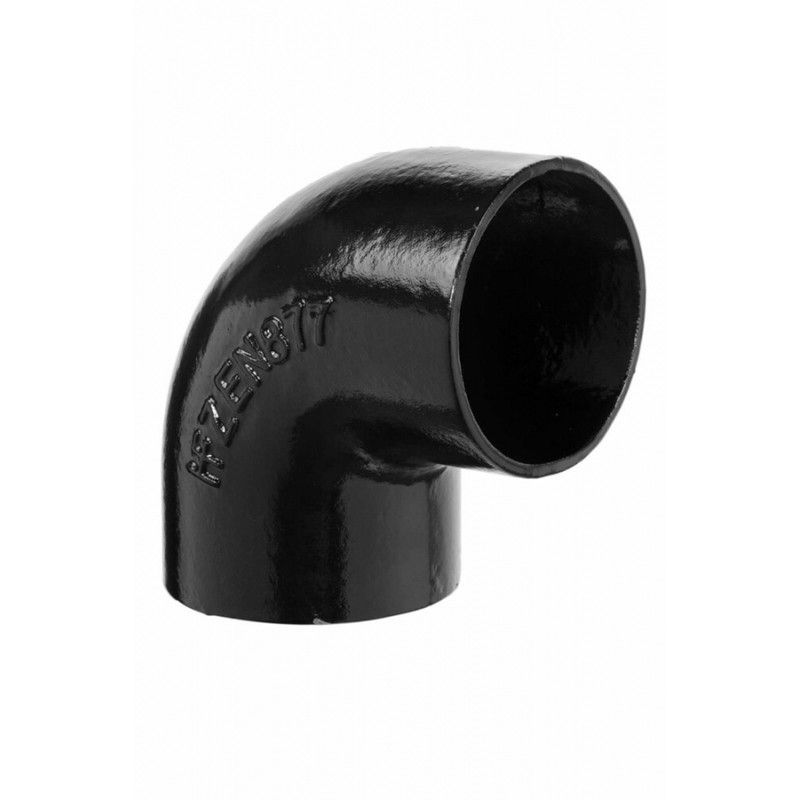 Push Fit Cast Iron Soil Bend - 92.5 Degree x 100mm