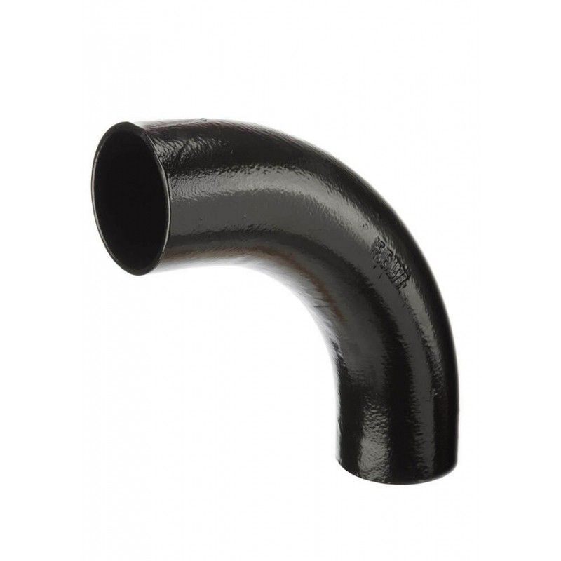 Push Fit Cast Iron Soil Long Radius Bend - 92.5 Degree x 100mm