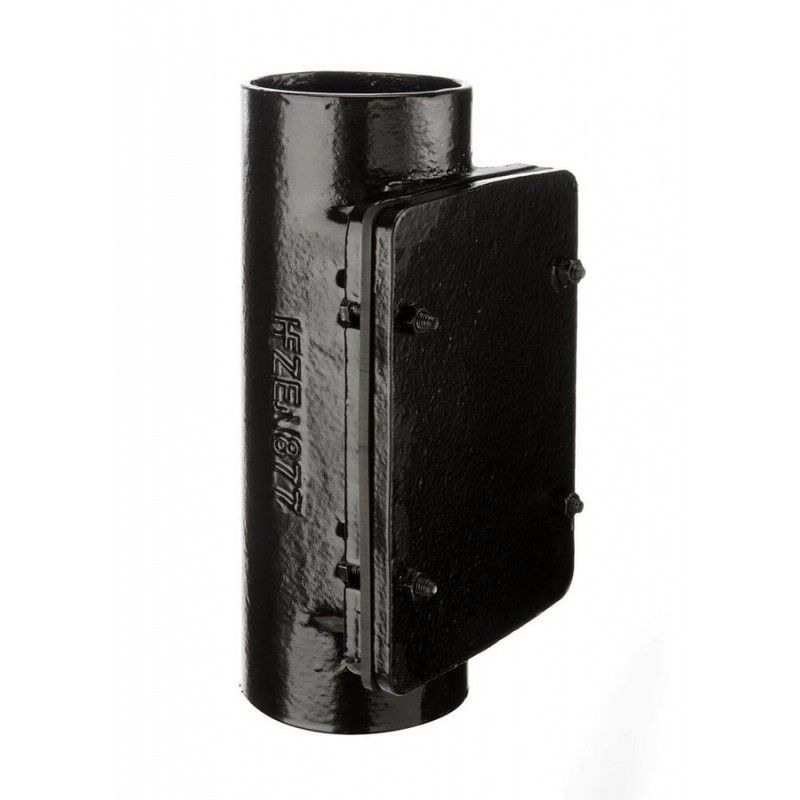 Push Fit Cast Iron Soil Rectangular Access Pipe - 100mm