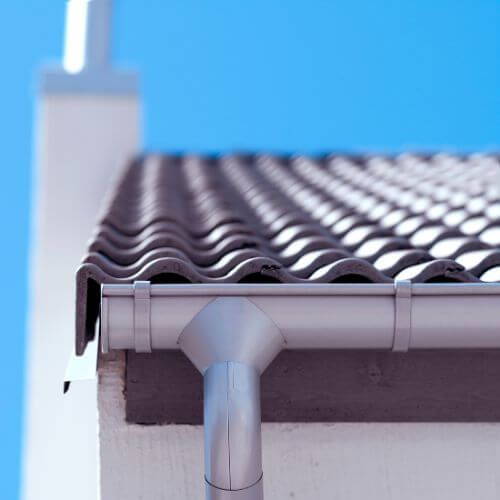 Lindab Steel Large Water Hopper - 100mm Silver Metallic