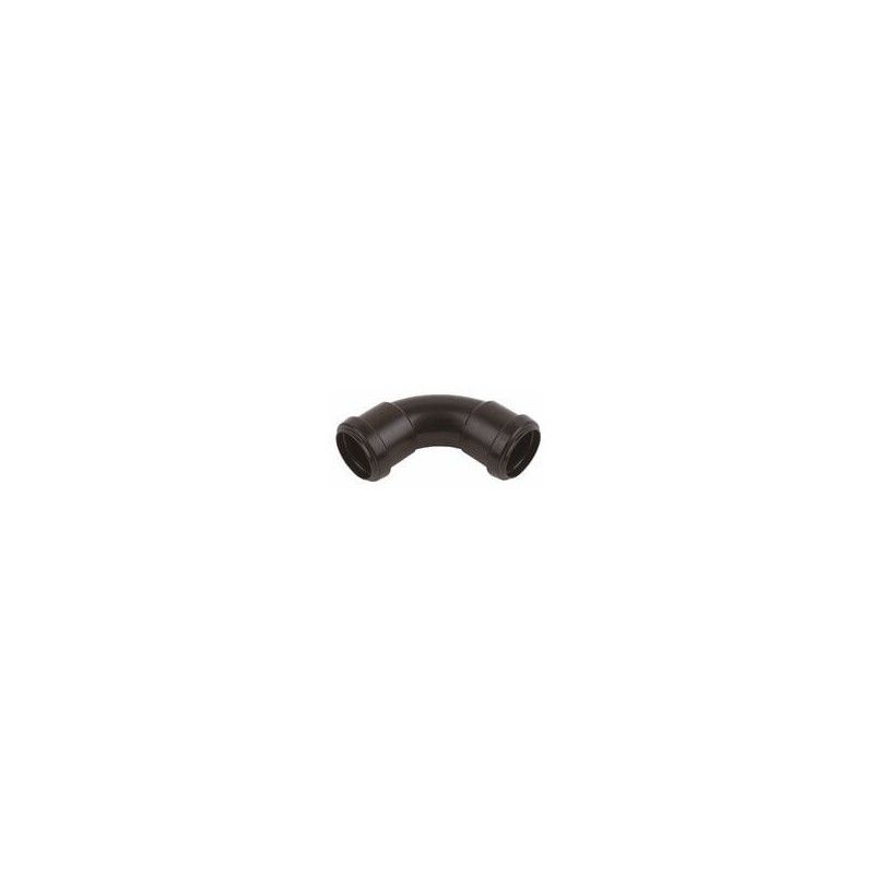 FloPlast Push Fit Waste Bend Swept - 92.5 Degree x 32mm Grey