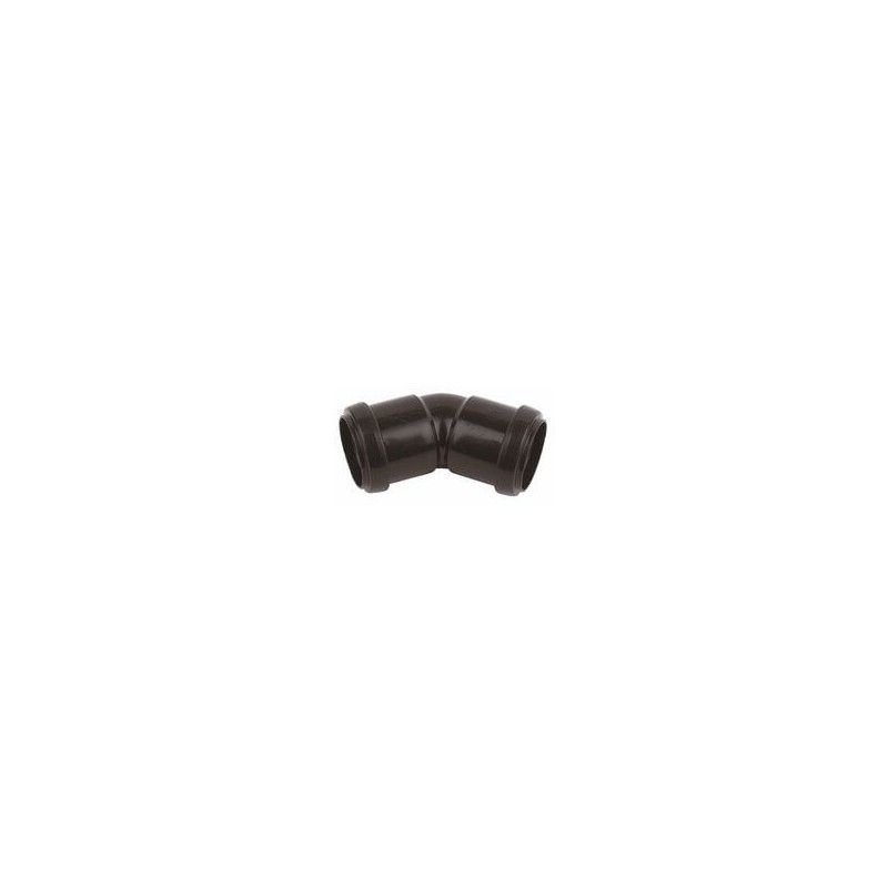 FloPlast Push Fit Waste Bend - 135 Degree x 32mm Black