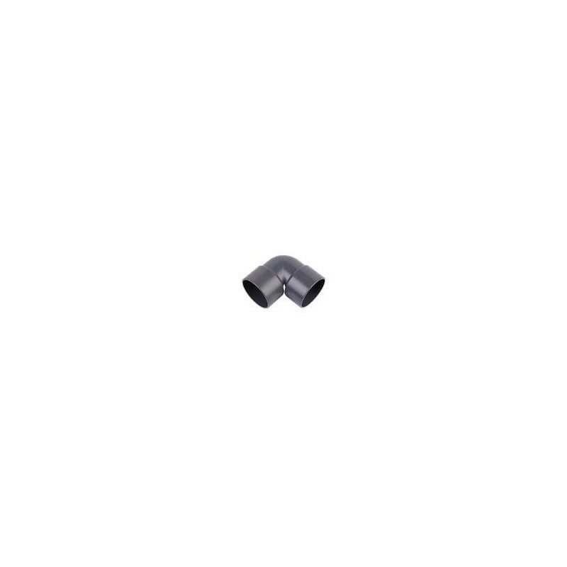FloPlast Solvent Weld Waste Bend Knuckle - 90 Degree x 32mm Grey