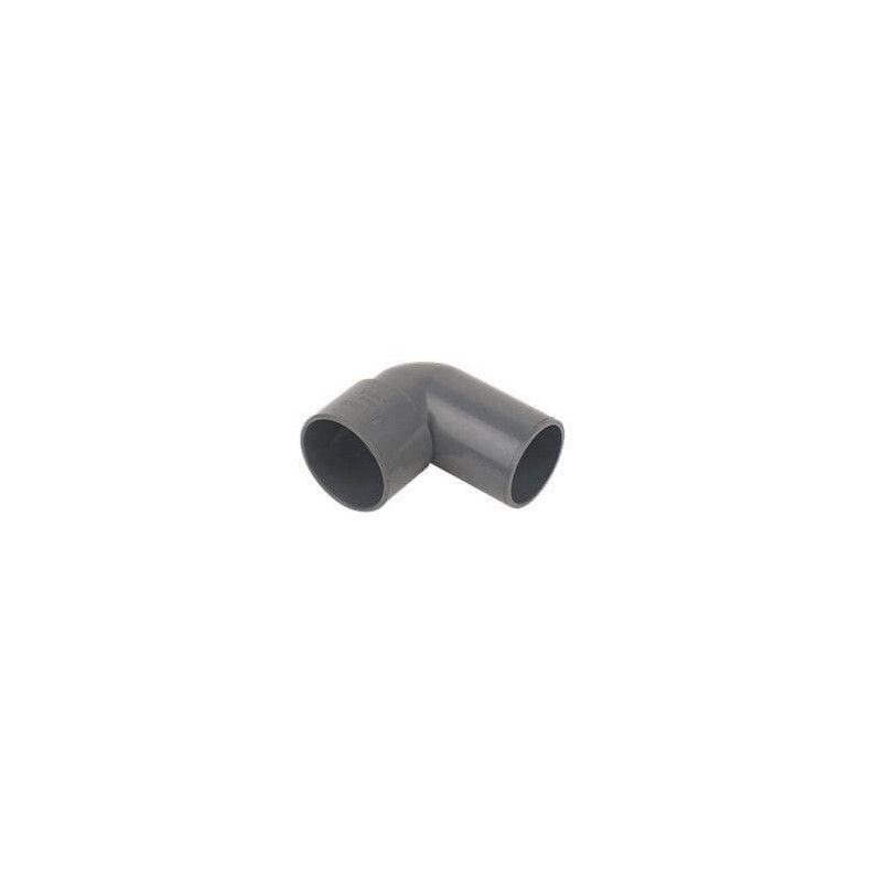FloPlast Solvent Weld Waste Bend Swivel Male and Female - 90 Degree x 40mm Grey