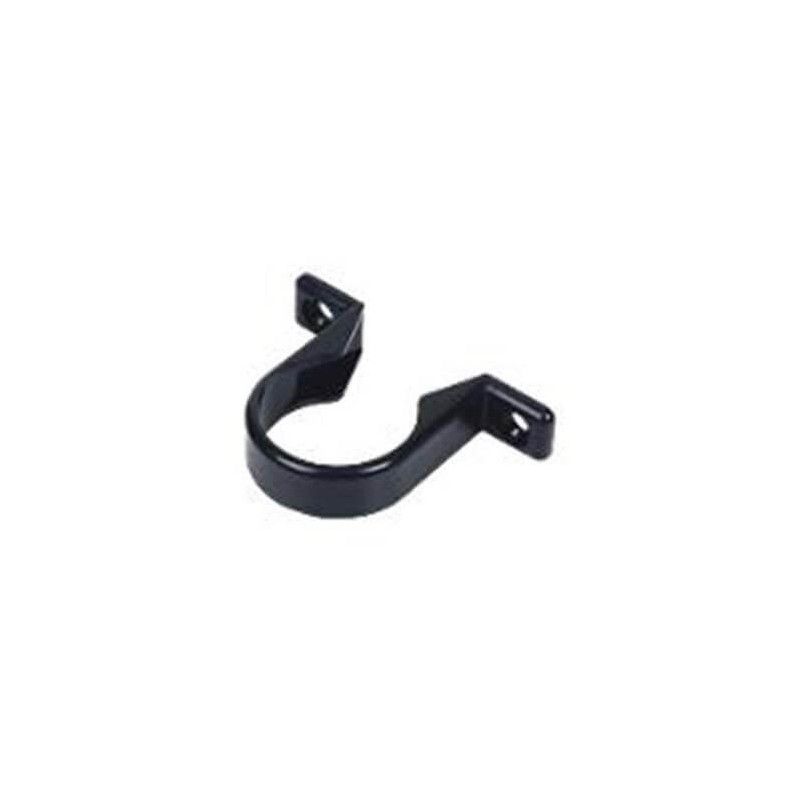 FloPlast Solvent Weld Waste Pipe Clip - 50mm Black