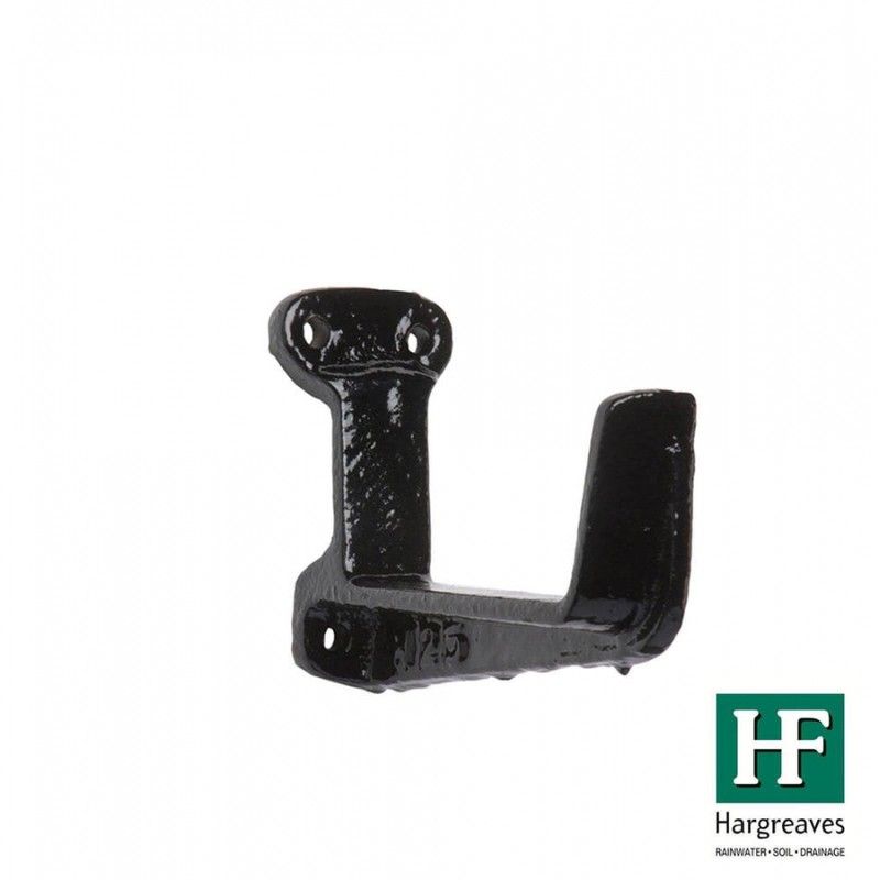 Cast Iron Box Gutter Fascia Bracket - 100mm Black