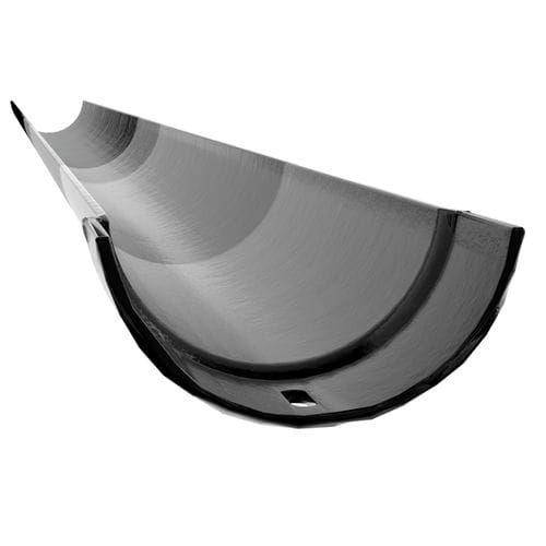 Cast Iron Half Round Gutter - 100mm x 1829mm Black
