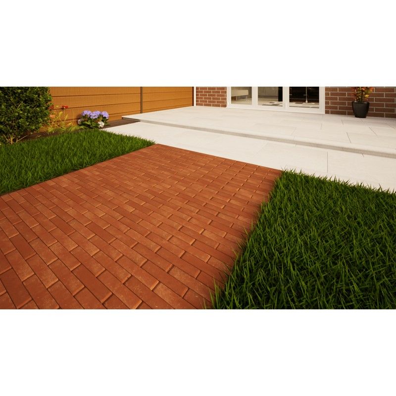 Clay Paving - 200mm x 48mm x 58mm Spalding