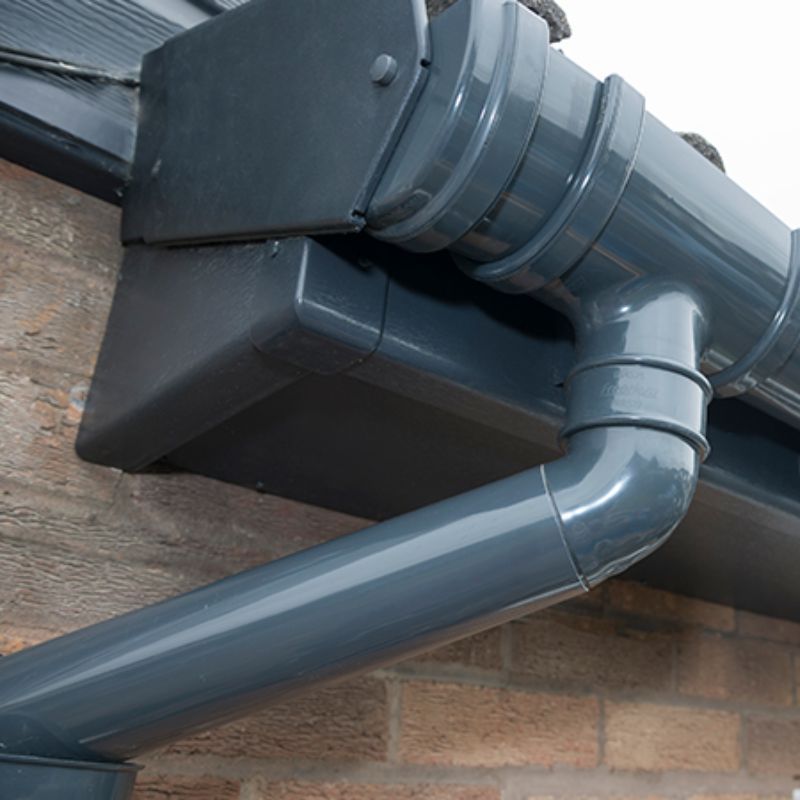 200mm Anthracite Grey Smooth Fascia Board - 18mm x 5mtr