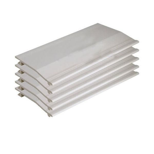 FloPlast Shiplap Cladding - 150mm x 5mtr White - Pack of 5