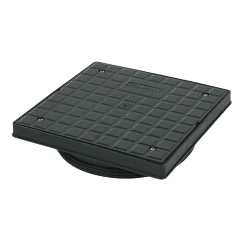 FloPlast PVCu Manhole Cover And Frame Square - 340mm