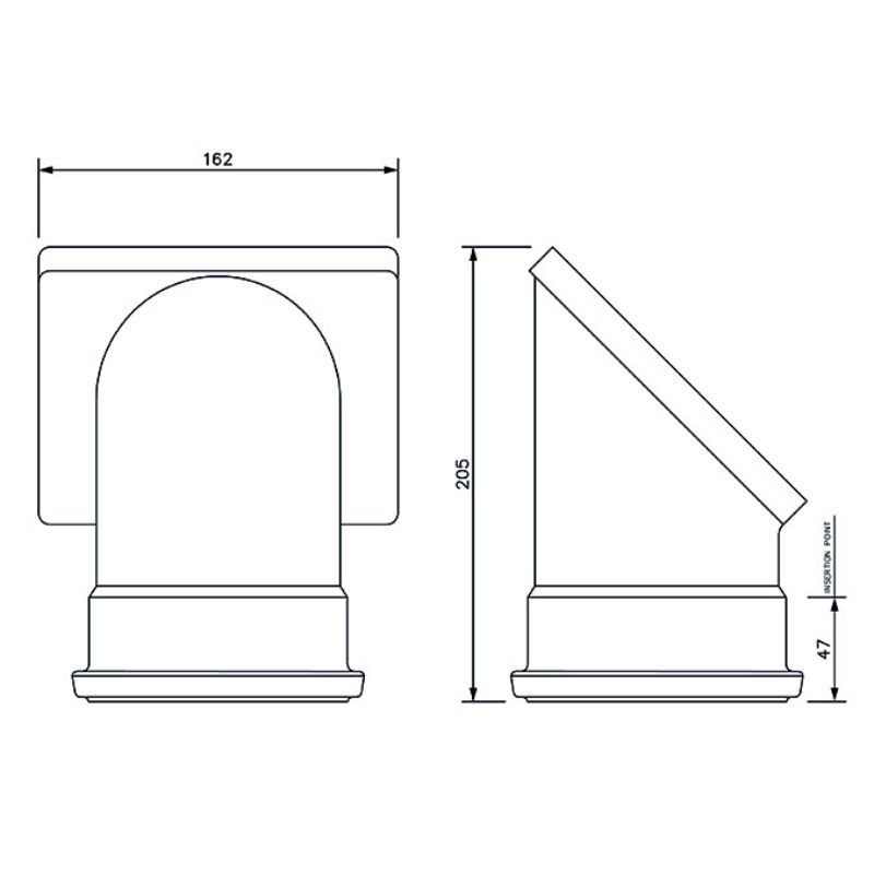 FloPlast Drainage Rodding Point - 110mm