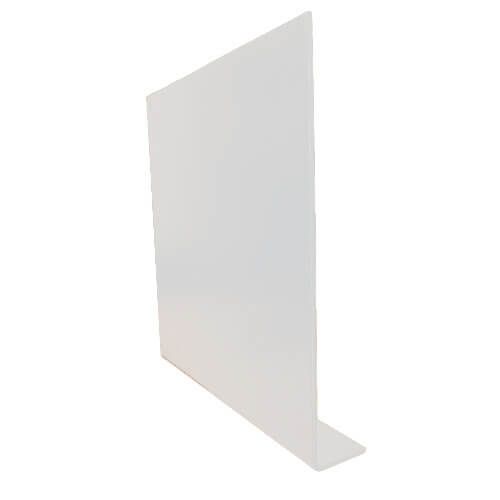 Aluminium Fascia L Profile Length - 210mm x 2mm x 3mtr White (9016 Matt)