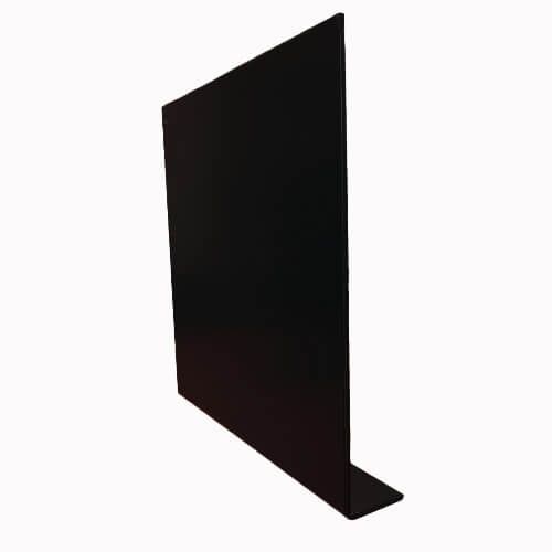 Aluminium Fascia L Profile Length - 175mm x 2mm x 3mtr Black (9005 Matt)