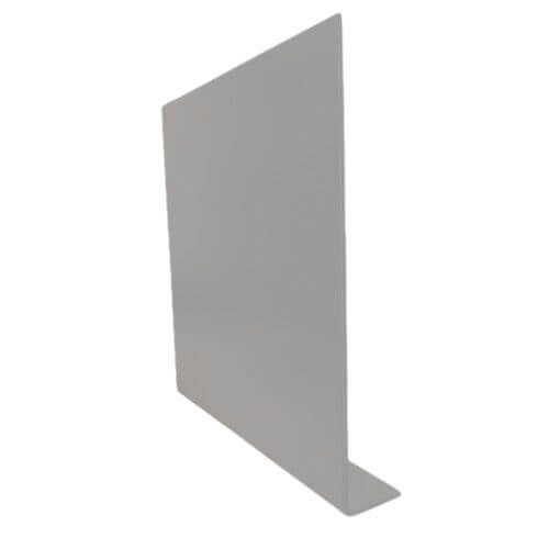 Aluminium Fascia L Profile Box End Assembly - 400mm x 2mm x 400mm Painted