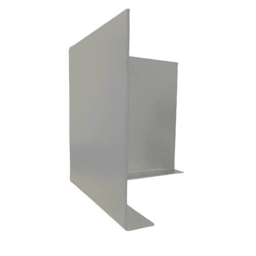 Aluminium Fascia L Profile External 90 Degree Corner - 175mm x 2mm Painted