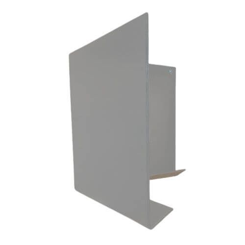 Aluminium Fascia V Profile External 90 Degree Corner - 150mm x 2mm Painted