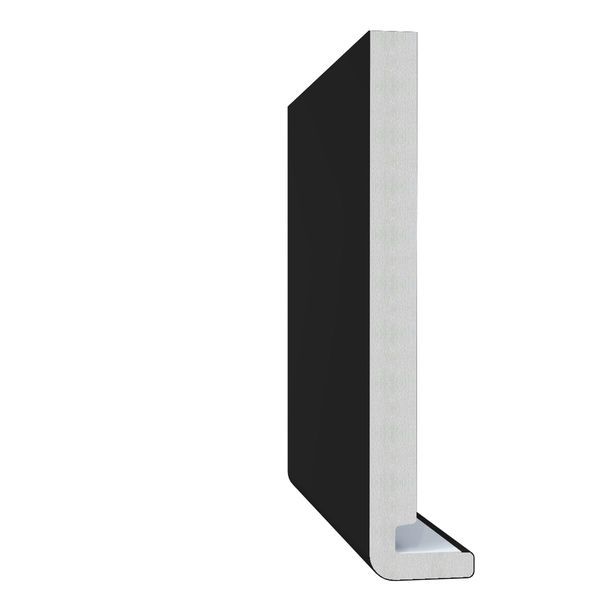 300mm Black Smooth Fascia Board - 18mm x 5mtr
