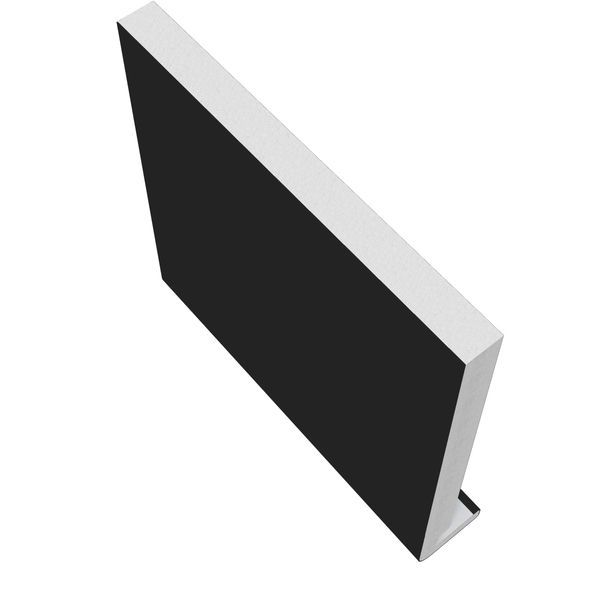 300mm Black Smooth Fascia Board - 18mm x 5mtr