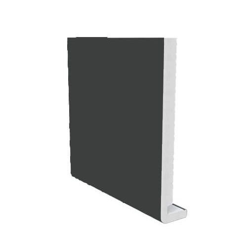 225mm Dark Grey Smooth Fascia Board - 18mm x 5mtr - Pack of 2