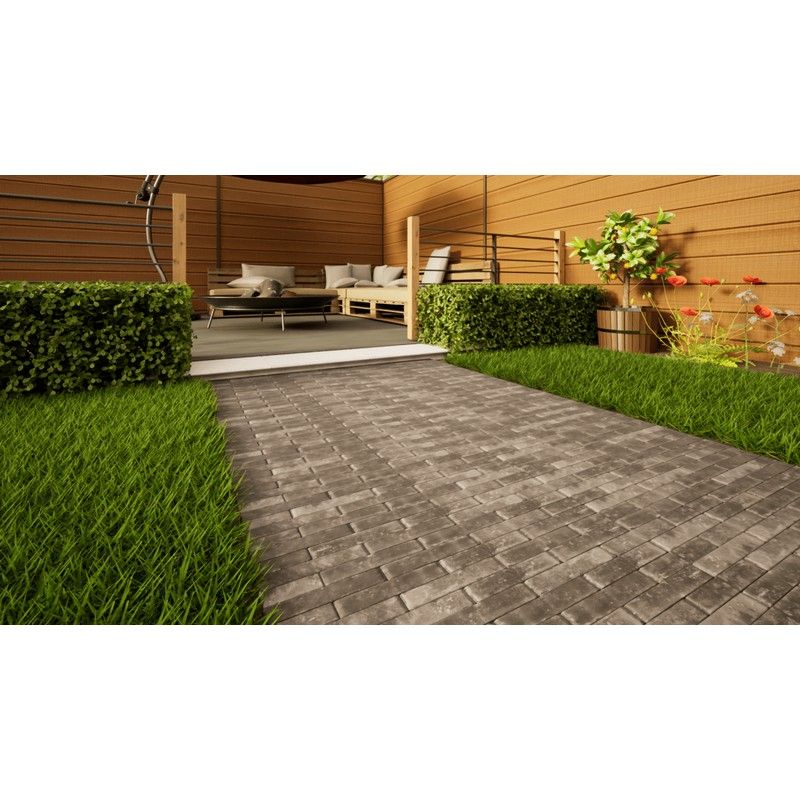 Clay Paving - 204mm x 50mm x 60mm Verona