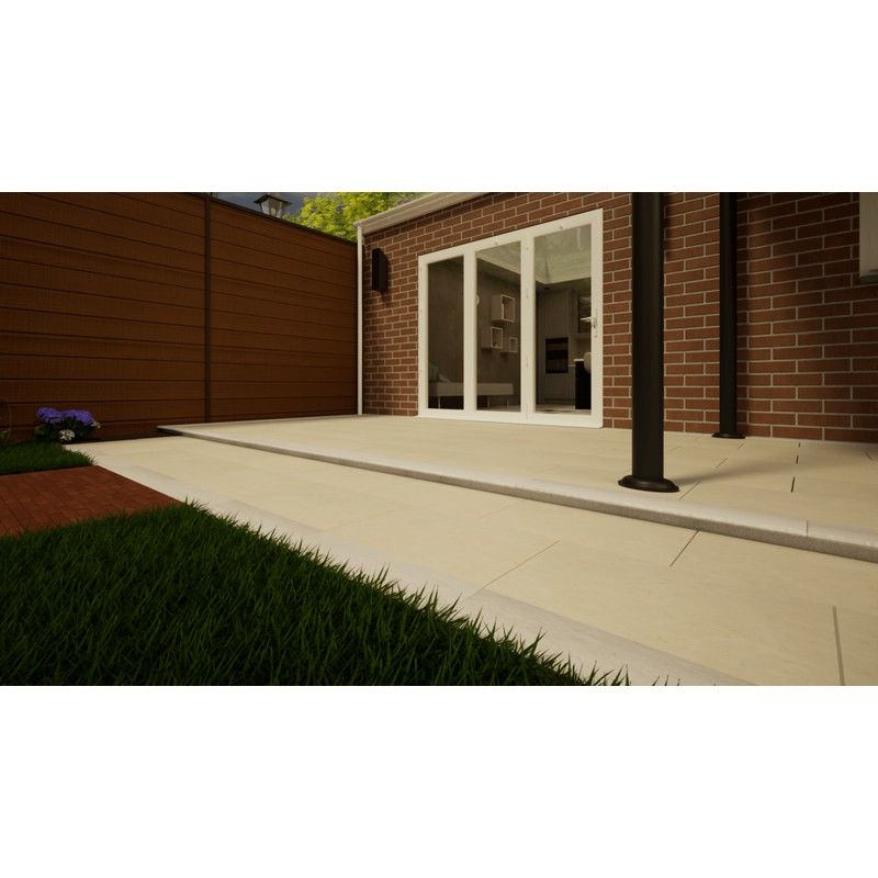 Limestone Paving - 600mm x 600mm x 25mm Egyptian Beige