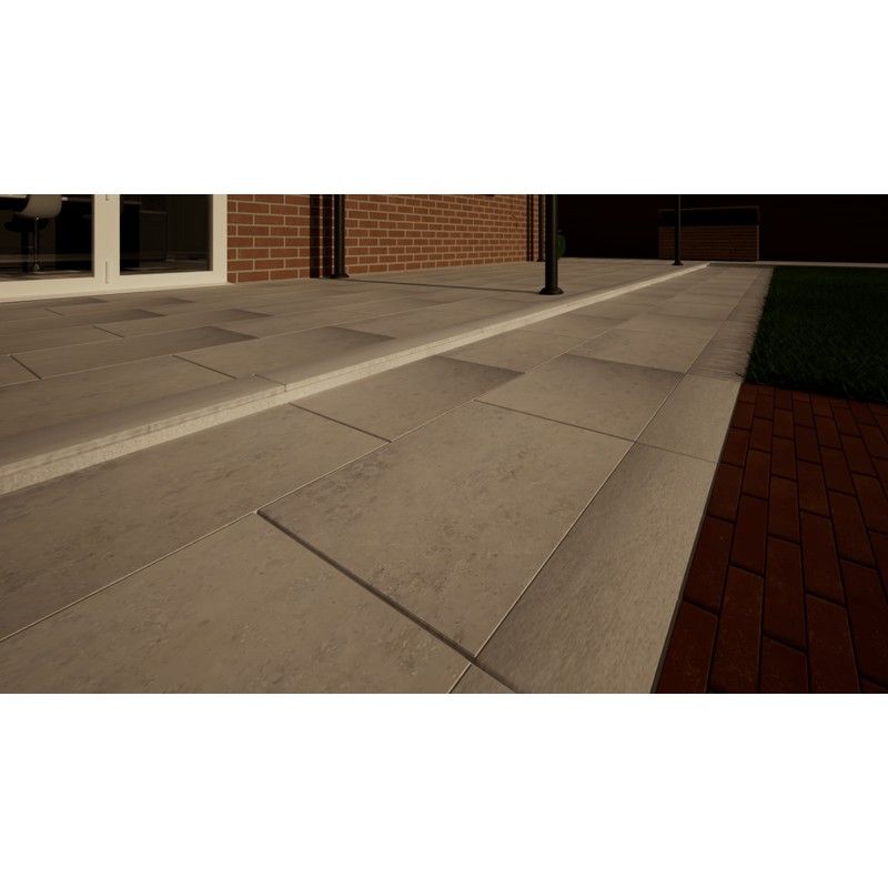 Limestone Paving - 900mm x 600mm x 25mm Jura Grey