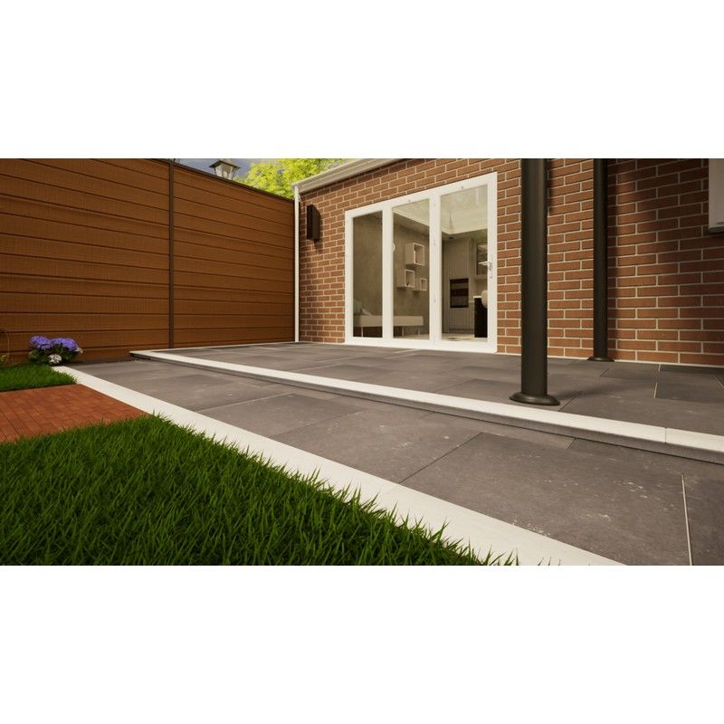 Limestone Paving - 600mm x 600mm x 25mm Midnight Black