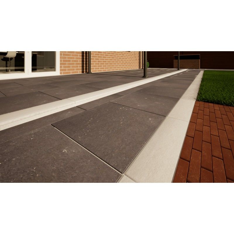 Limestone Paving - 600mm x 600mm x 25mm Midnight Black
