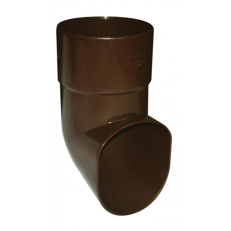 FloPlast Deepflow/ Hi-Cap Downpipe Shoe - 80mm Brown