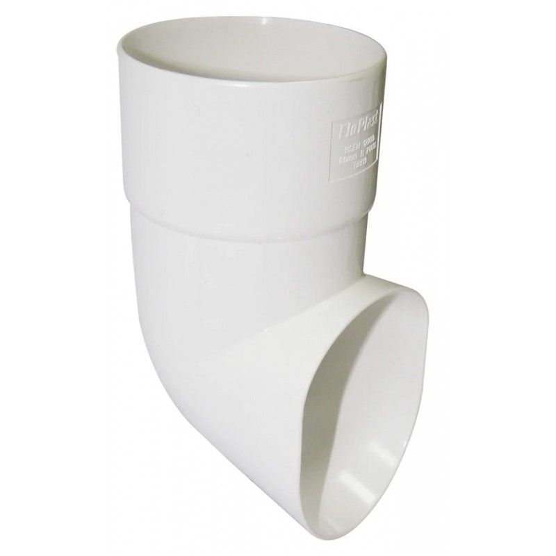 FloPlast Deepflow/ Hi-Cap Downpipe Shoe - 80mm White