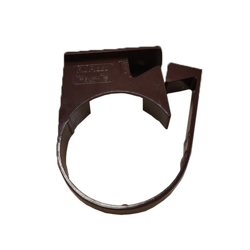 FloPlast Mini Gutter Downpipe Clip - 50mm Brown