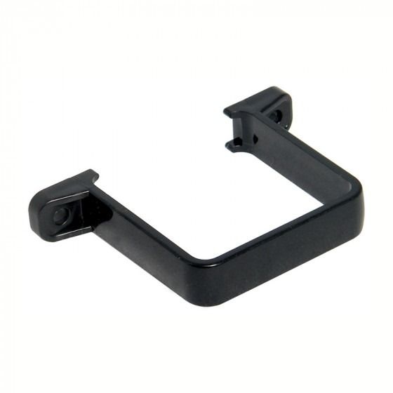 FloPlast Square Flush Downpipe Clip - 65mm Black