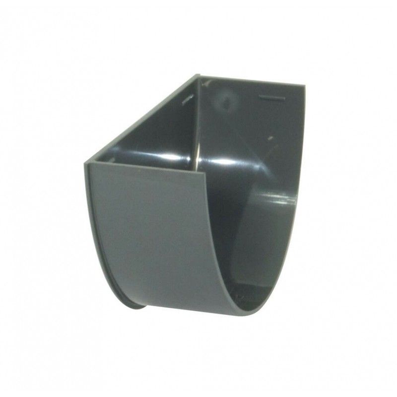 FloPlast Deepflow/ Hi-Cap Gutter Internal Stopend - 115mm x 75mm Anthracite Grey