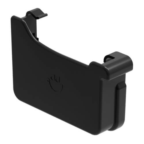 Galeco Square Gutter Large Left Hand Stopend - 135mm Galeco Grey