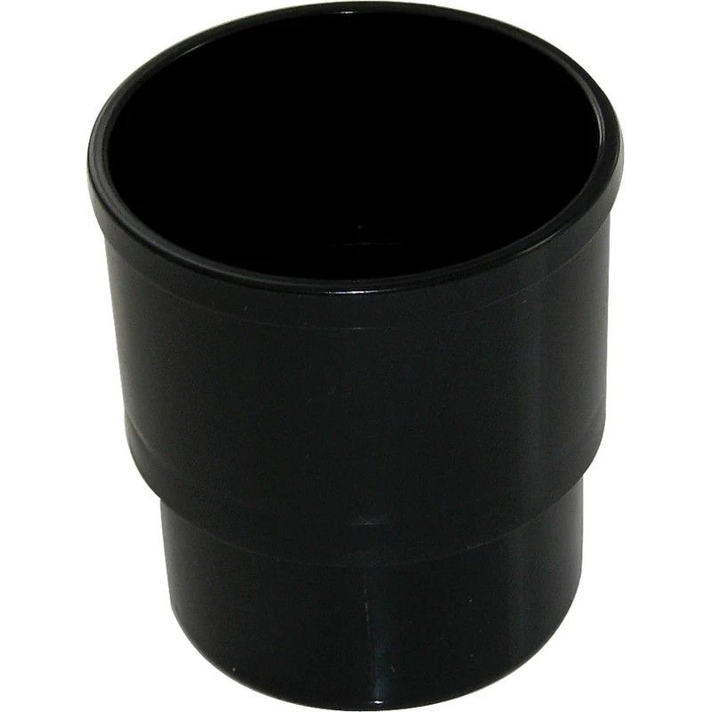 FloPlast Deepflow/ Hi-Cap Downpipe Socket - 80mm Black