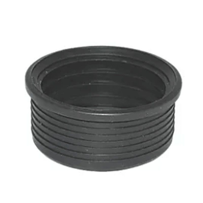 FloPlast Ring Seal Soil Rubber Boss Adaptor - 50mm Black