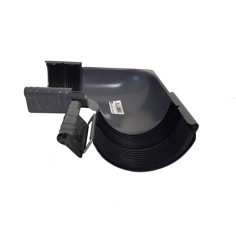 Galeco Steel Gutter Internal Angle - 90 Degree x 120mm Graphite Grey