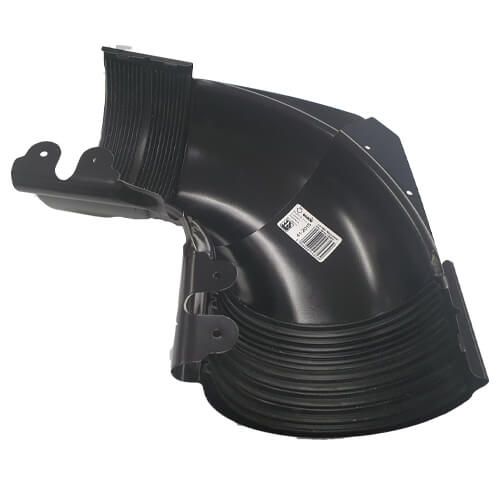 Galeco Steel Gutter Internal Adjustable Angle - 100 to 165 Degree x 135mm Black
