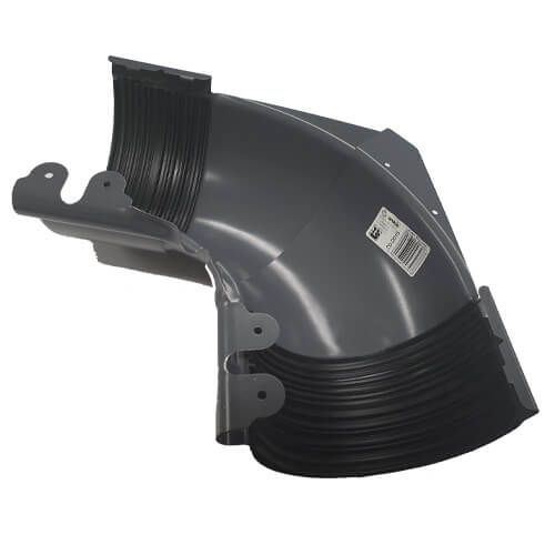 Galeco Steel Gutter Internal Adjustable Angle - 100 to 165 Degree x 135mm Graphite Grey