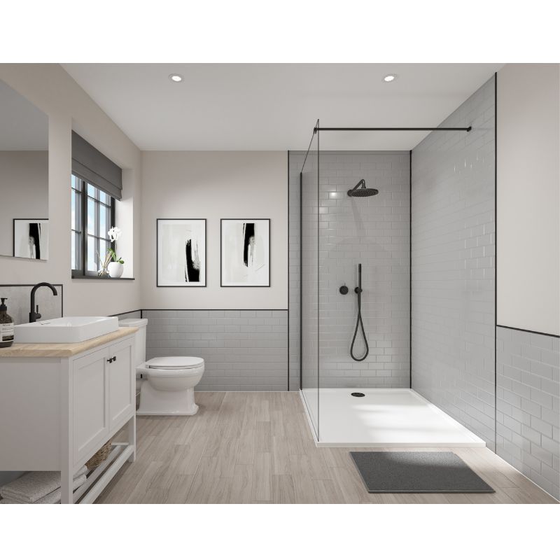 Compact Composite Horizontal Wall Panel - 1220mm x 2440mm x 3mm - Grey