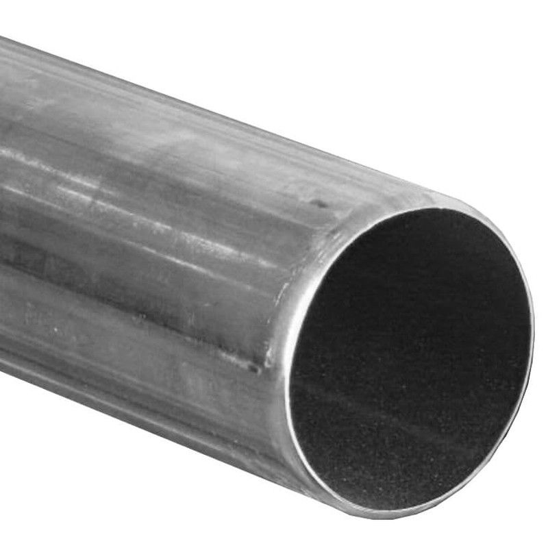 Zinc Round Downpipe - 80mm x 2.4mtr Length