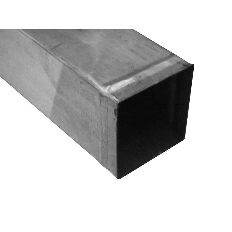 Zinc Square Downpipe - 80mm x 80mm x 2.4mtr Length