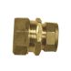 MDPE Copper Adaptor - 20mm x 15mm Brass