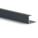 Guardian Internal Cladding Aluminium Edge Trim - 2400mm Black - For 10mm Bathroom/Shower/Kitchen/Ceiling Panels