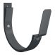 Lindab Aluminium Gutter 70mm Flex-Fit Fascia Bracket - 125mm Anthracite Grey