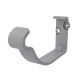Lindab Aluminium Gutter Fascia Bracket - 150mm Silver Metallic